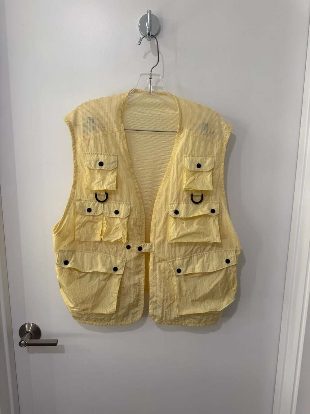 Kith SS 2023 Bingham Utility Vest in Pale Yellow